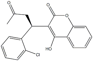  4-Hydroxy-3-[(1S)-3-oxo-1-(2-chlorophenyl)butyl]-2H-1-benzopyran-2-one