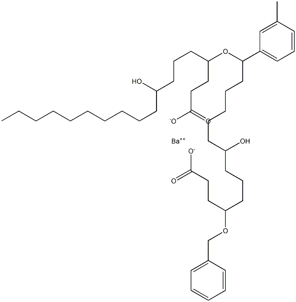 Bis(4-benzyloxy-8-hydroxystearic acid)barium salt