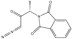 (S)-1-Diazo-3-phthalimidyl-2-butanone,,结构式