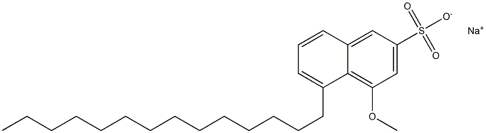 4-Methoxy-5-tetradecyl-2-naphthalenesulfonic acid sodium salt