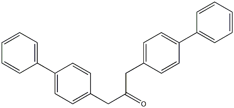 1,3-Bis(1,1'-biphenyl-4-yl)acetone Structure
