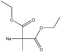Diethyl 2-sodio-2-methylmalonate Struktur