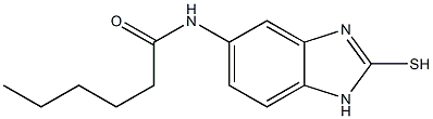 5-Caproylamino-1H-benzimidazole-2-thiol Structure