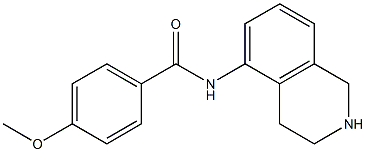 4-Methoxy-N-[(1,2,3,4-tetrahydroisoquinolin)-5-yl]benzamide