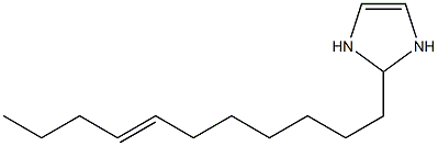 2-(7-ウンデセニル)-4-イミダゾリン 化学構造式