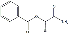 [S,(+)]-2-(Benzoyloxy)propionamide Struktur