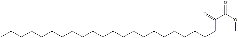 2-オキソテトラコサン酸メチル 化学構造式