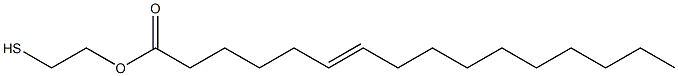 6-Hexadecenoic acid 2-mercaptoethyl ester Struktur