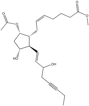 (5Z,8R,9S,11R,13E)-9-Acetyloxy-11-hydroxy-15-hydroxyprosta-5,13-dien-17-yn-1-oic acid methyl ester