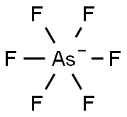 Hexafluoroarsenate(V),,结构式