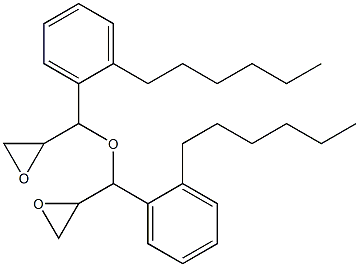 2-Hexylphenylglycidyl ether Structure