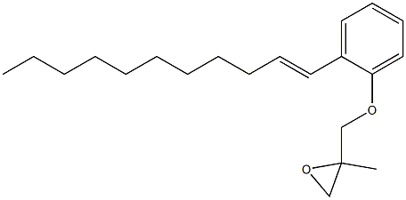 2-(1-Undecenyl)phenyl 2-methylglycidyl ether Structure