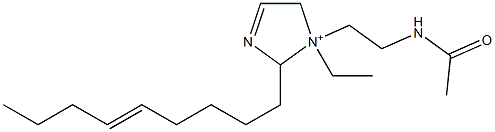 1-[2-(Acetylamino)ethyl]-1-ethyl-2-(5-nonenyl)-3-imidazoline-1-ium