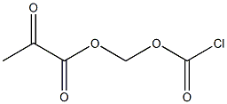  Chlorocarbonic acid (2-oxopropanoyl)oxymethyl ester