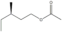 (-)-Acetic acid (R)-3-methylpentyl ester Structure