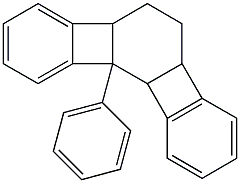 4b,5,6,6a,10b,10c-ヘキサヒドロ-10b-フェニルベンゾ[3,4]シクロブタ[1,2-a]ビフェニレン 化学構造式