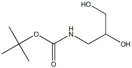 3-(tert-Butoxycarbonylamino)-1,2-propanediol Structure