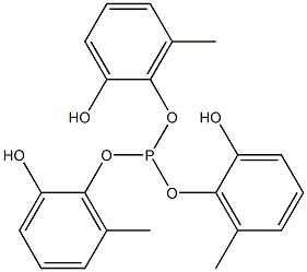 Phosphorous acid tri(2-hydroxy-6-methylphenyl) ester
