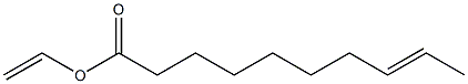 8-Decenoic acid ethenyl ester Structure
