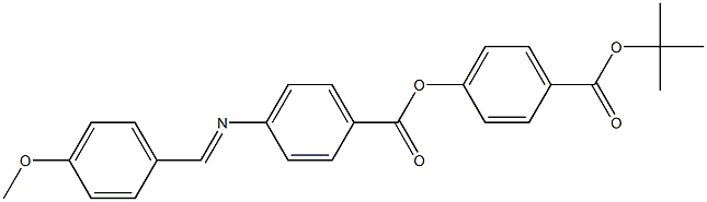 4-[4-(4-Methoxybenzylideneamino)benzoyloxy]benzoic acid tert-butyl ester