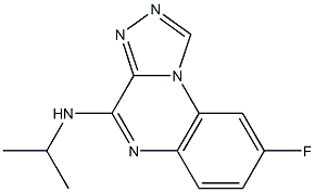 4-Isopropylamino-8-fluoro[1,2,4]triazolo[4,3-a]quinoxaline