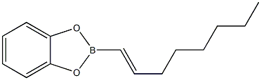 2-[(E)-1-Octenyl]-1,3,2-benzodioxaborole 结构式