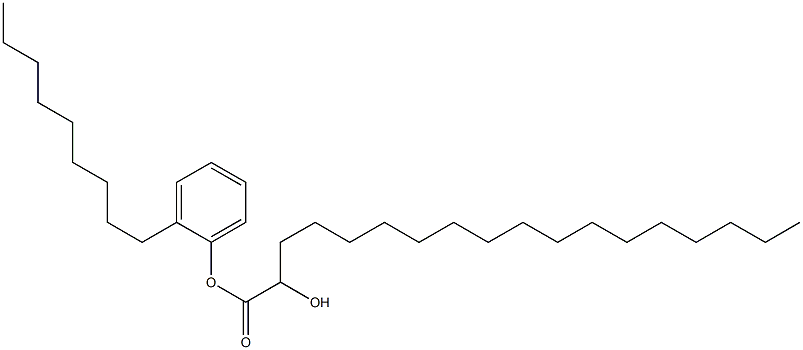 2-Hydroxystearic acid 2-nonylphenyl ester