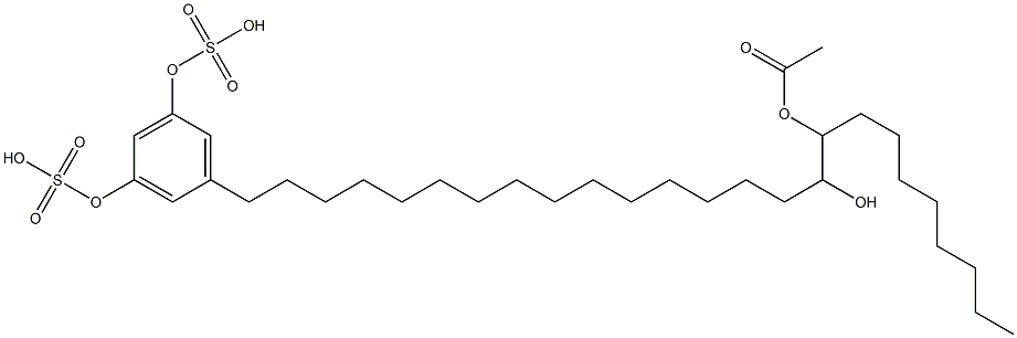 5-(17-Acetyloxy-16-hydroxypentacosyl)benzene-1,3-diol 1,3-bissulfate