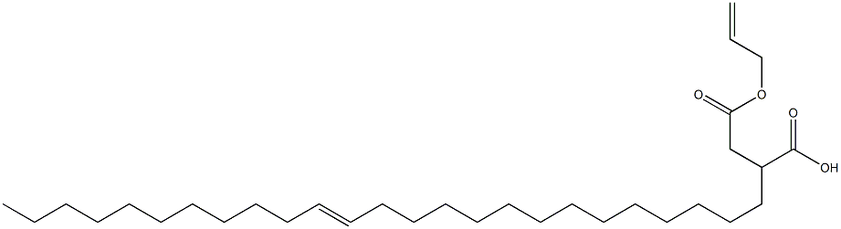 2-(14-Pentacosenyl)succinic acid 1-hydrogen 4-allyl ester Struktur