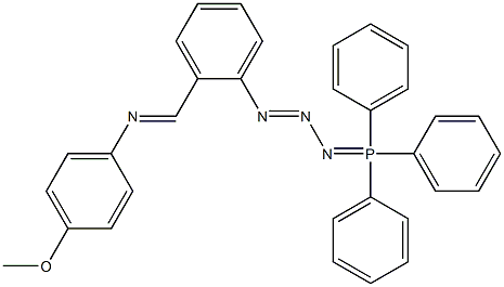  1-[2-(4-Methoxyphenyliminomethyl)phenyl]-3-[triphenylphosphoranylidene]triazene