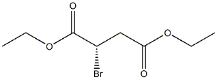 [S,(-)]-ブロモこはく酸ジエチル 化学構造式