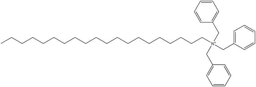 Icosyltribenzylaminium Struktur