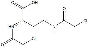 [S,(-)]-2,4-Bis(2-chloroacetylamino)butyric acid