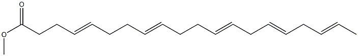 4,8,12,15,18-Icosapentaenoic acid methyl ester Structure