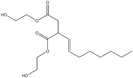 2-(1-Octenyl)succinic acid bis(2-hydroxyethyl) ester