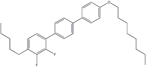 4-Pentyl-4''-octyloxy-2,3-difluoro-1,1':4',1''-terbenzene