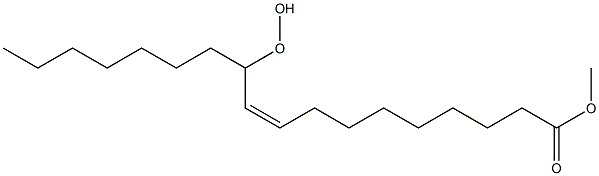 (Z)-11-Hydroperoxy-9-octadecenoic acid methyl ester Structure