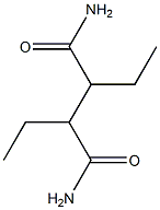 2,3-Diethylsuccinamide Struktur