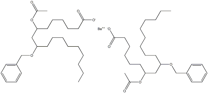 Bis(9-benzyloxy-7-acetyloxystearic acid)barium salt