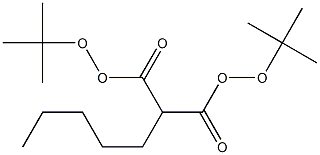 Hexane-1,1-di(peroxycarboxylic acid)di-tert-butyl ester 结构式