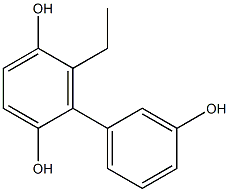 6-Ethyl-1,1'-biphenyl-2,3',5-triol Struktur