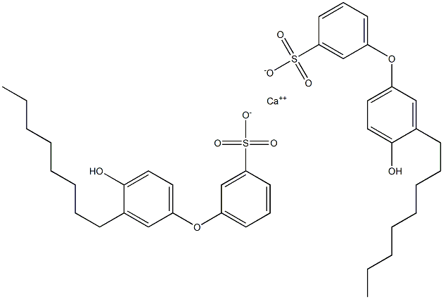Bis(4'-hydroxy-3'-octyl[oxybisbenzene]-3-sulfonic acid)calcium salt