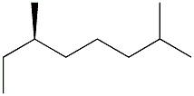 [R,(-)]-2,6-Dimethyloctane Structure