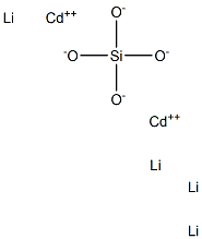 Orthosilicic acid dilithiumcadmium salt,,结构式