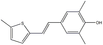 4-[(E)-2-(5-Methyl-2-thienyl)ethenyl]-2,6-dimethylphenol