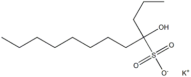 4-Hydroxydodecane-4-sulfonic acid potassium salt