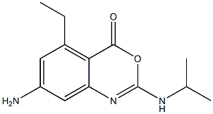 2-Isopropylamino-5-ethyl-7-amino-4H-3,1-benzoxazin-4-one