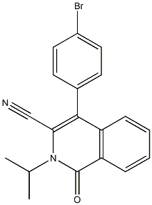 2-Isopropyl-4-(4-bromophenyl)-3-cyanoisoquinolin-1(2H)-one