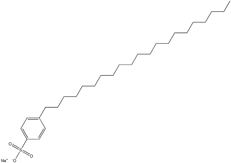 4-Henicosylbenzenesulfonic acid sodium salt Struktur