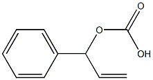 Carbonic acid ethenylbenzyl ester Structure